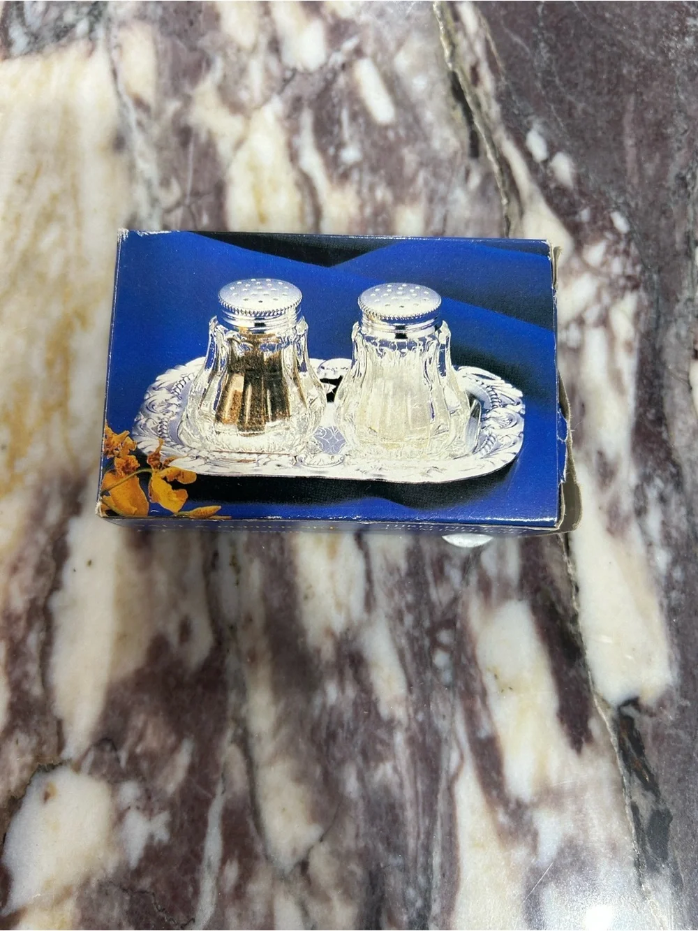 Vintage Mini Salt and Pepper Shakers 3 Piece Set